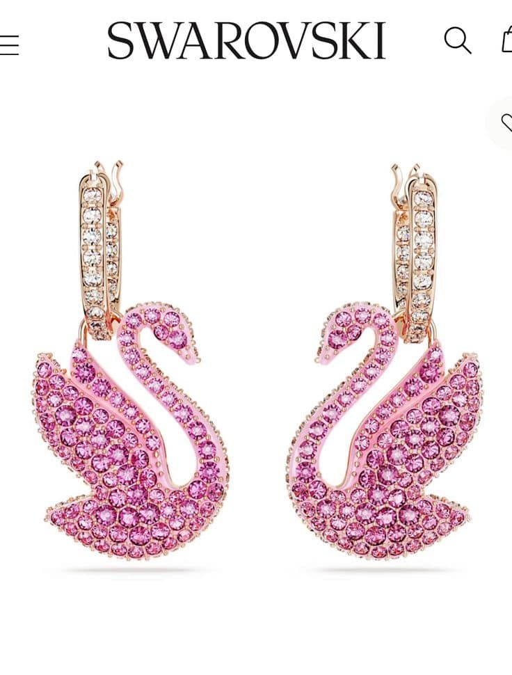 Swarovski Swan Earrings — Tiranë