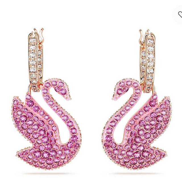 Swarovski Swan Earrings — Tiranë