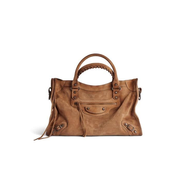 Balenciaga Giant City Bag - Classic Soft Leather in Camel — Tiranë