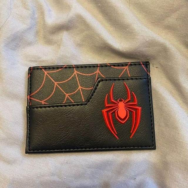 Spiderman Wallet - Card Holder with Red Spider Emblem — Tiranë