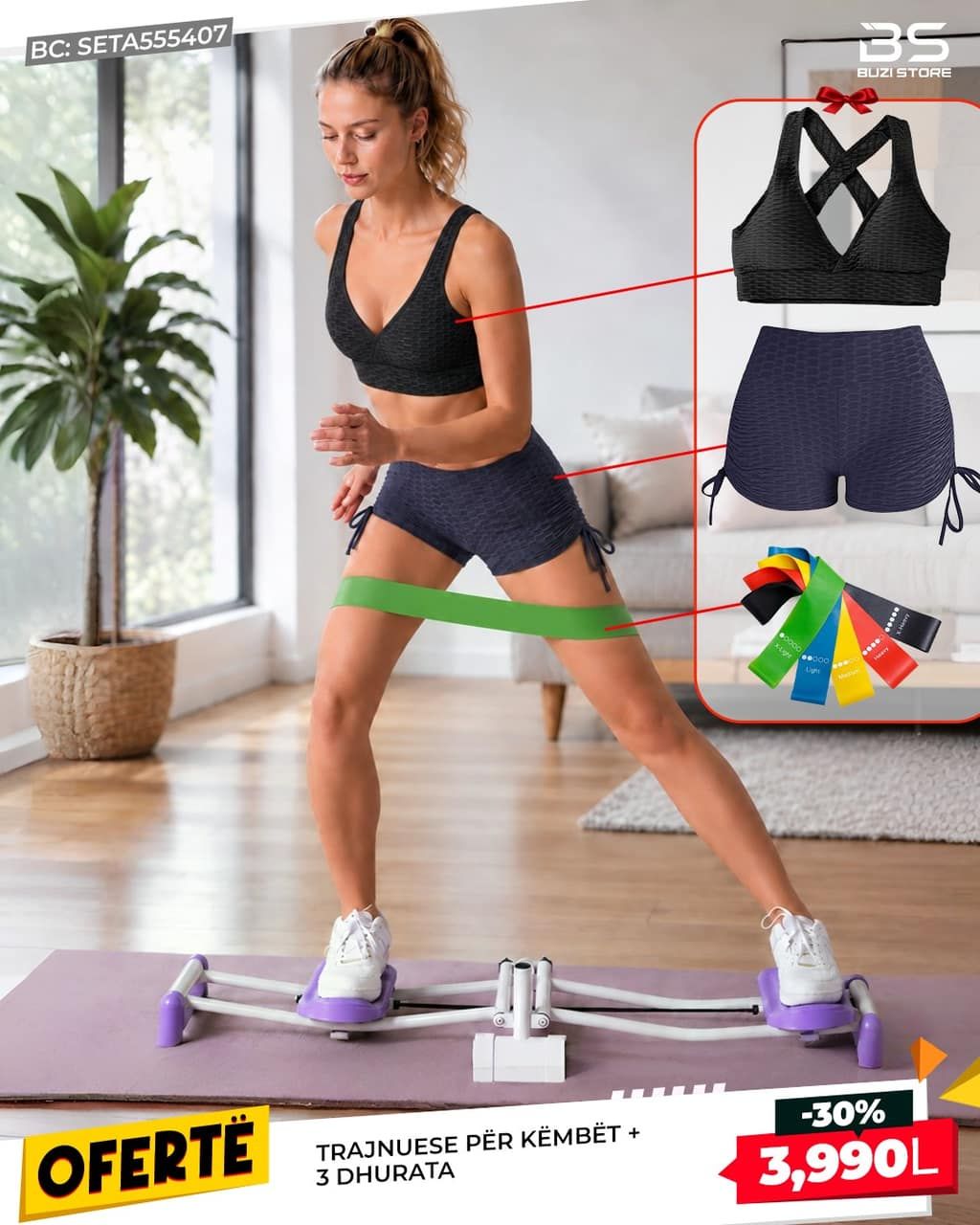 Ofrohet Skii Leg Trainer me 3 Dhurata — Tiranë