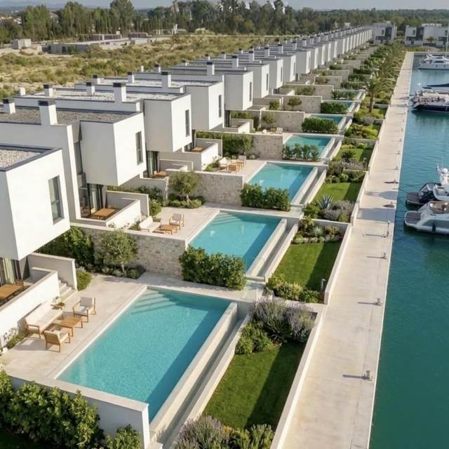 Villa for Sale at Turquoise Marina – Gjiri i Lalzit | 121 m² Private Villa with Garden in Luxury Complex — Durrës