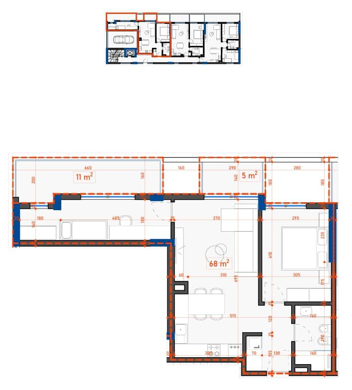 2-Bedroom Apartment with Sea View on Panorama Street, Sarandë – €181,000 — Sarandë
