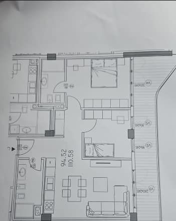 2+1 Apartment for Sale on Rruga Elbasanit, Tiranë — Tiranë