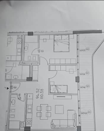 2+1 Apartment for Sale on Rruga Elbasanit, Tiranë — Tiranë