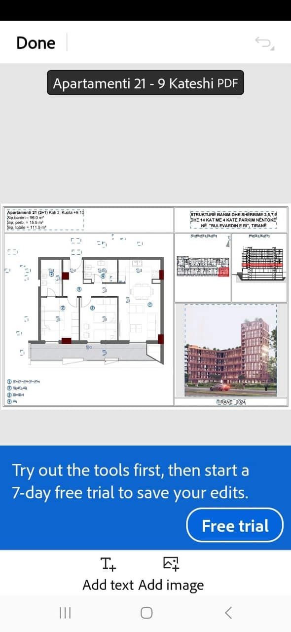 2+1 Apartment for Sale on Bulevardi i Ri, Tiranë — Tiranë