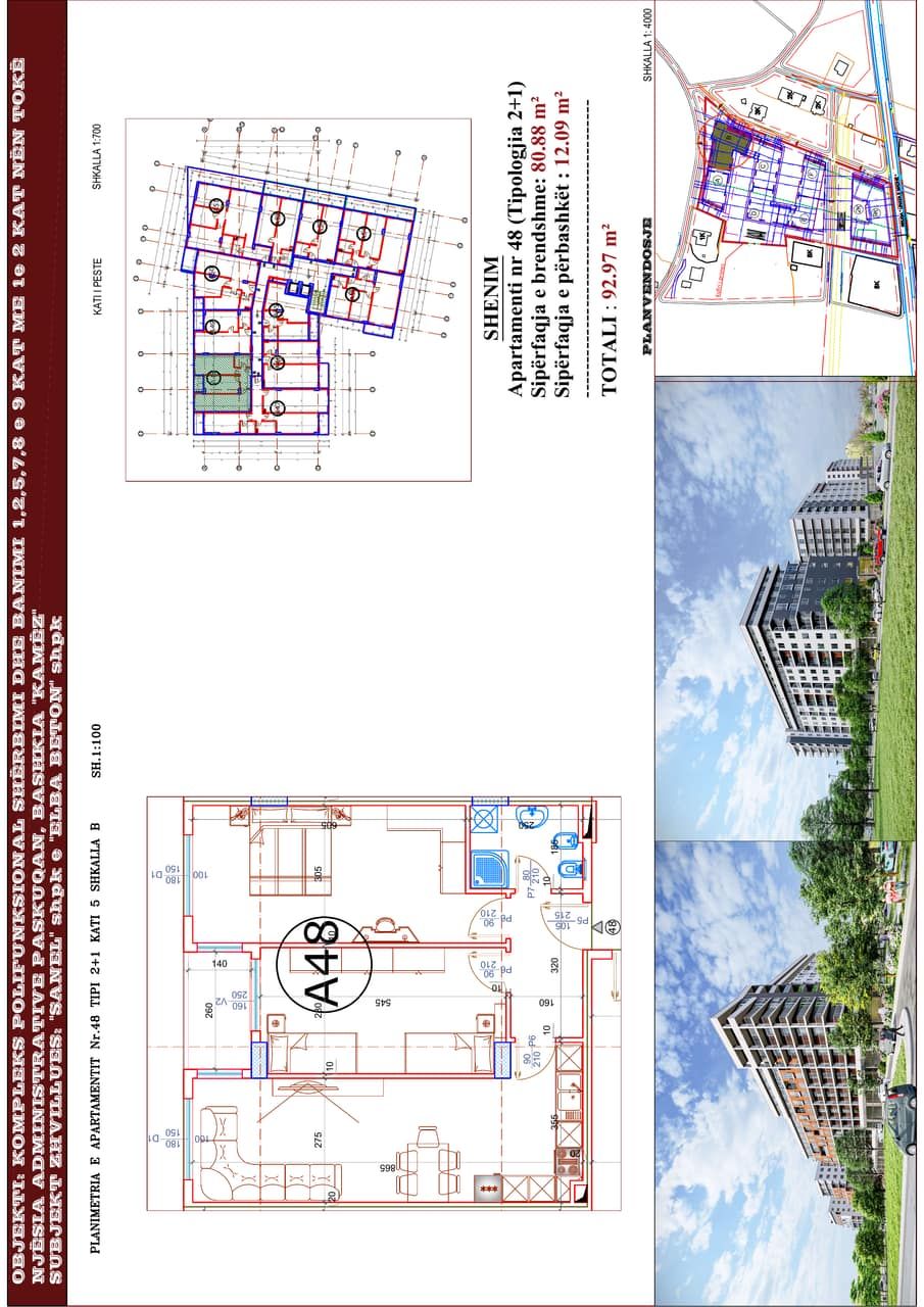 2+1 Apartment for Sale in Paskuqan, Tiranë — Tiranë