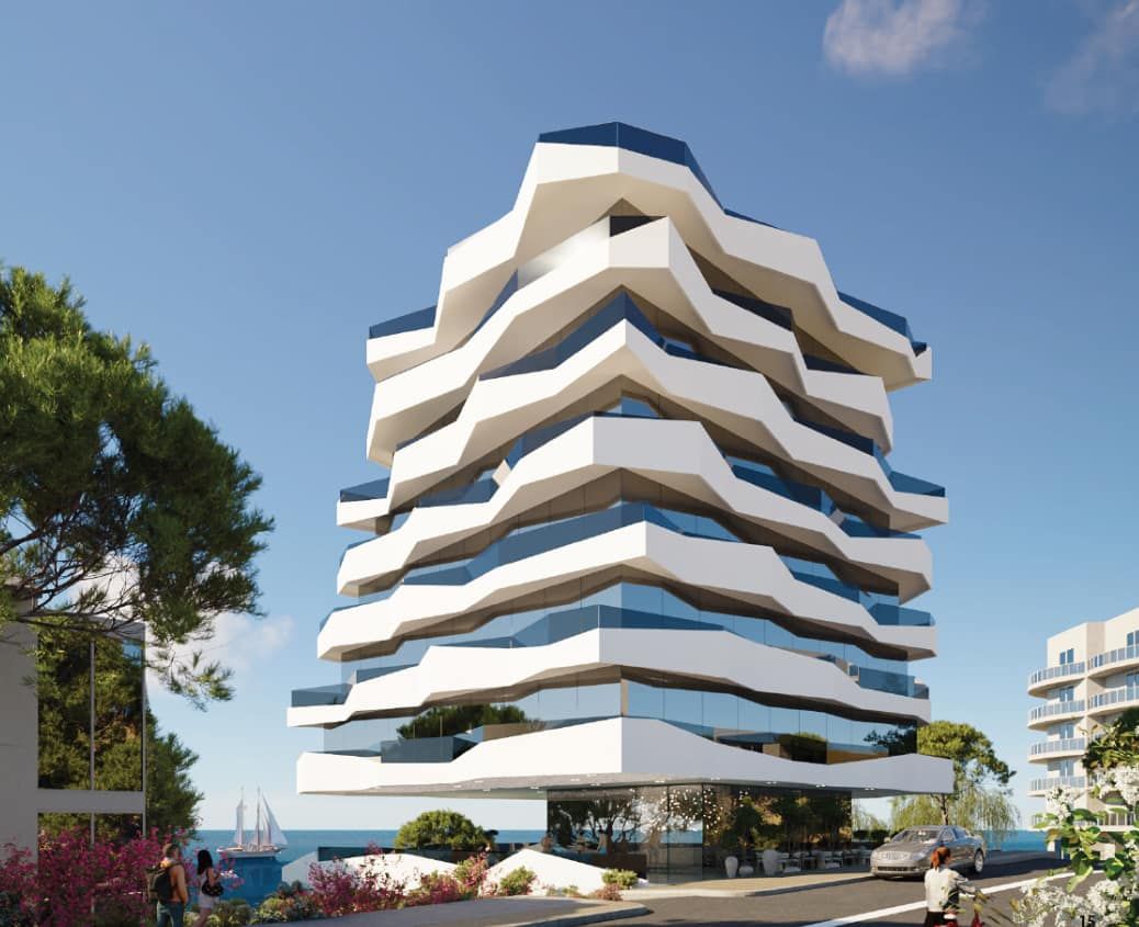 Corner 1+1 Apartment, 94.46 m², 5th Floor, VivaView Luxury Resort, Saranda — Sarandë