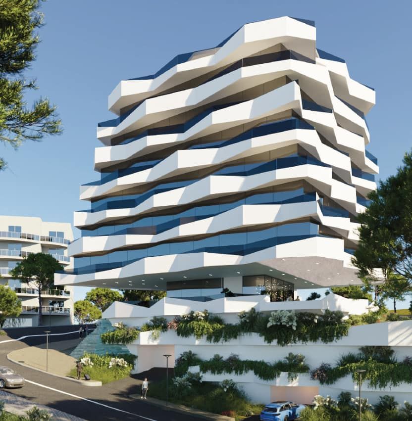 Ultra-Luxury 1+1 Apartment with Wraparound Terrace at VivaView Luxury Resort, Saranda — Sarandë