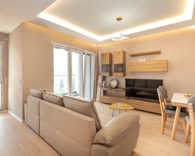 Jepet apartament 1+1 me qira tek Rruga Jordan Misja — Tiranë