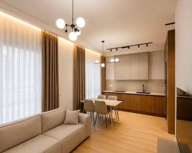 Jepet apartament 1+1 me qira tek Kompleski Kadiu — Tiranë