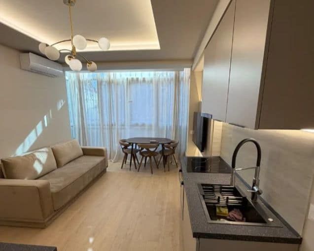 Jepet apartament 1+1 me qira tek Ali Demi — Tiranë