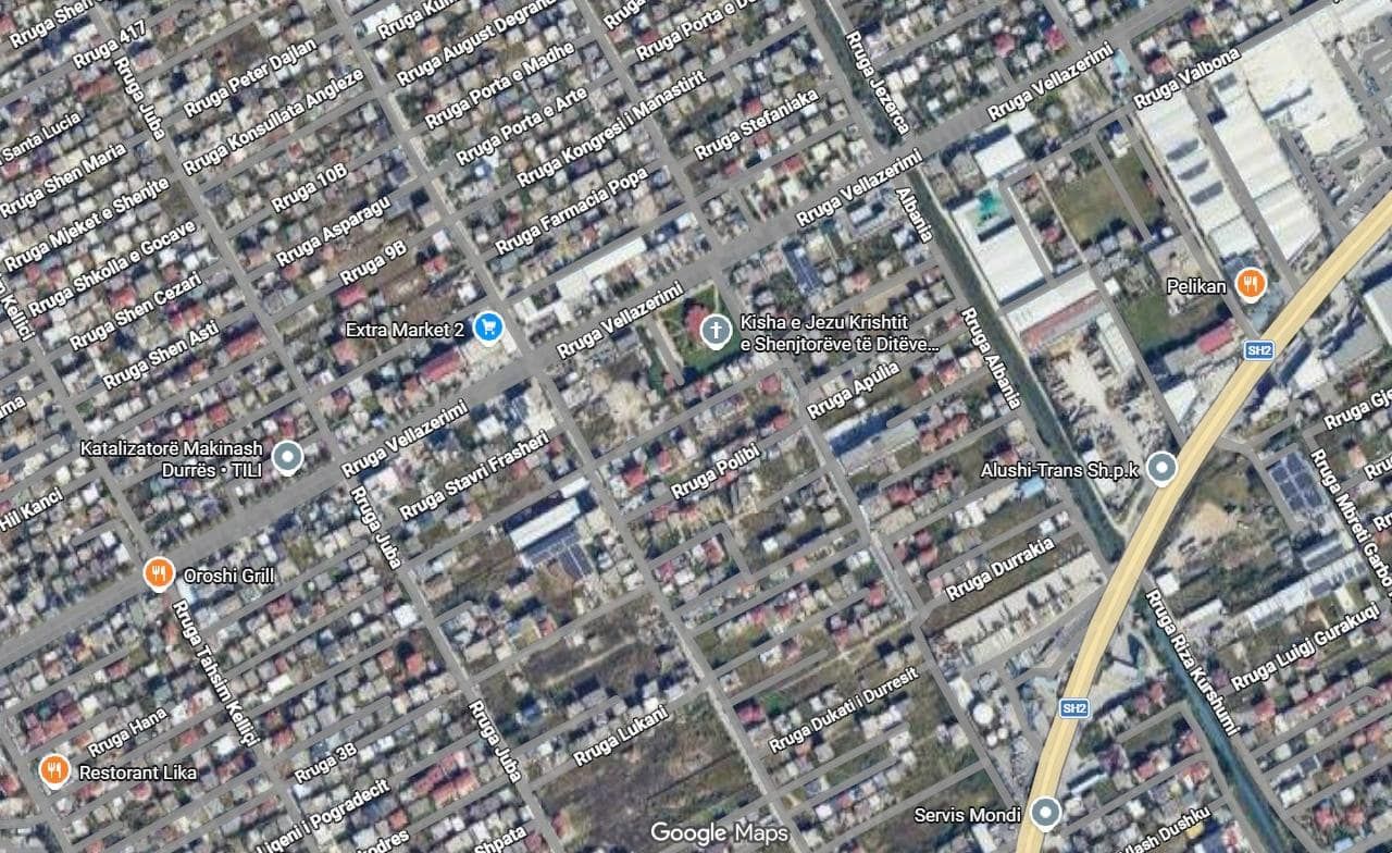 Shitet Tokë në Zonën e Kenetës, Durrës — Durrës
