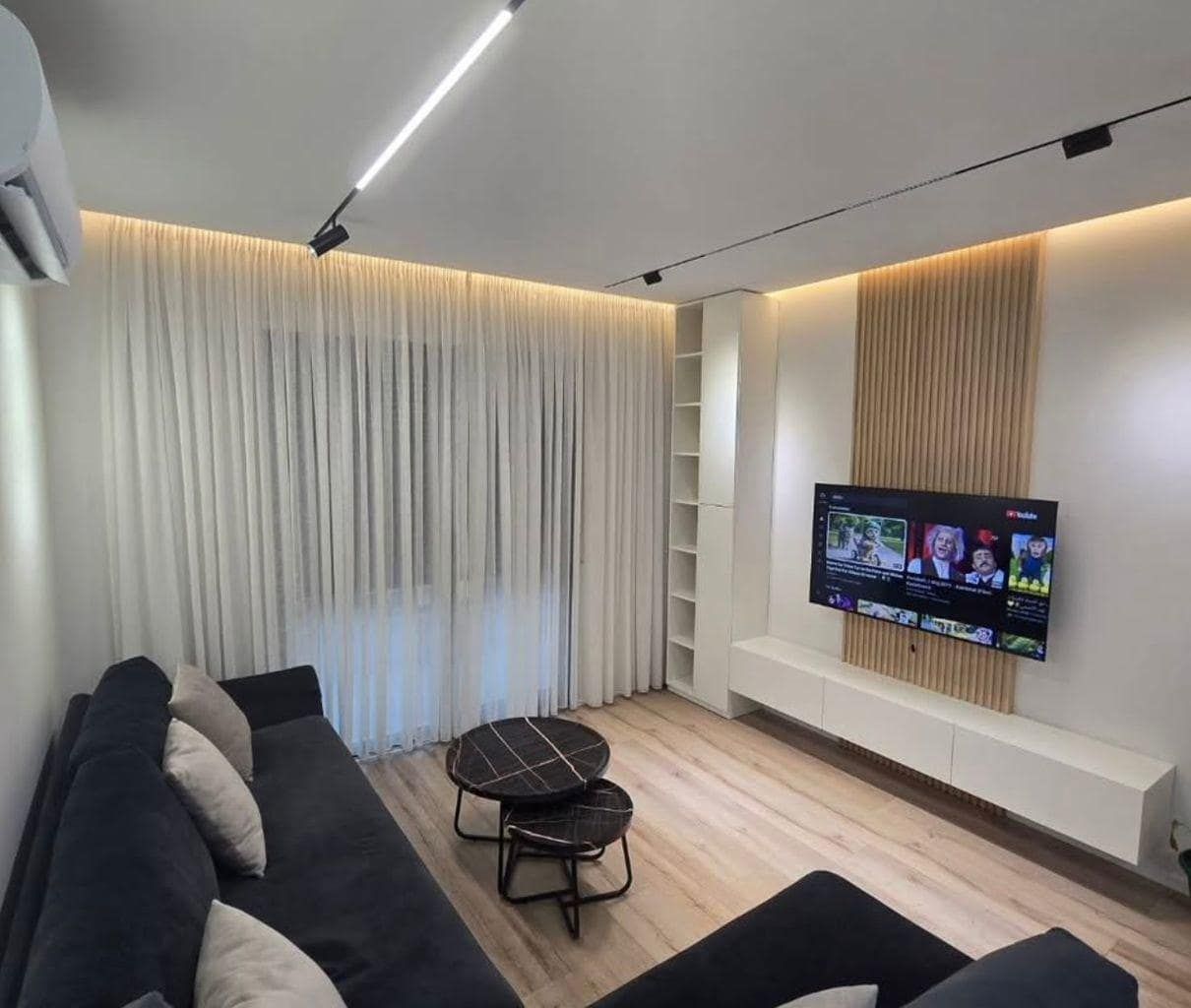 Apartament 2+1+2 + Garderobë në Rezidencën Erli, Tiranë — Tiranë