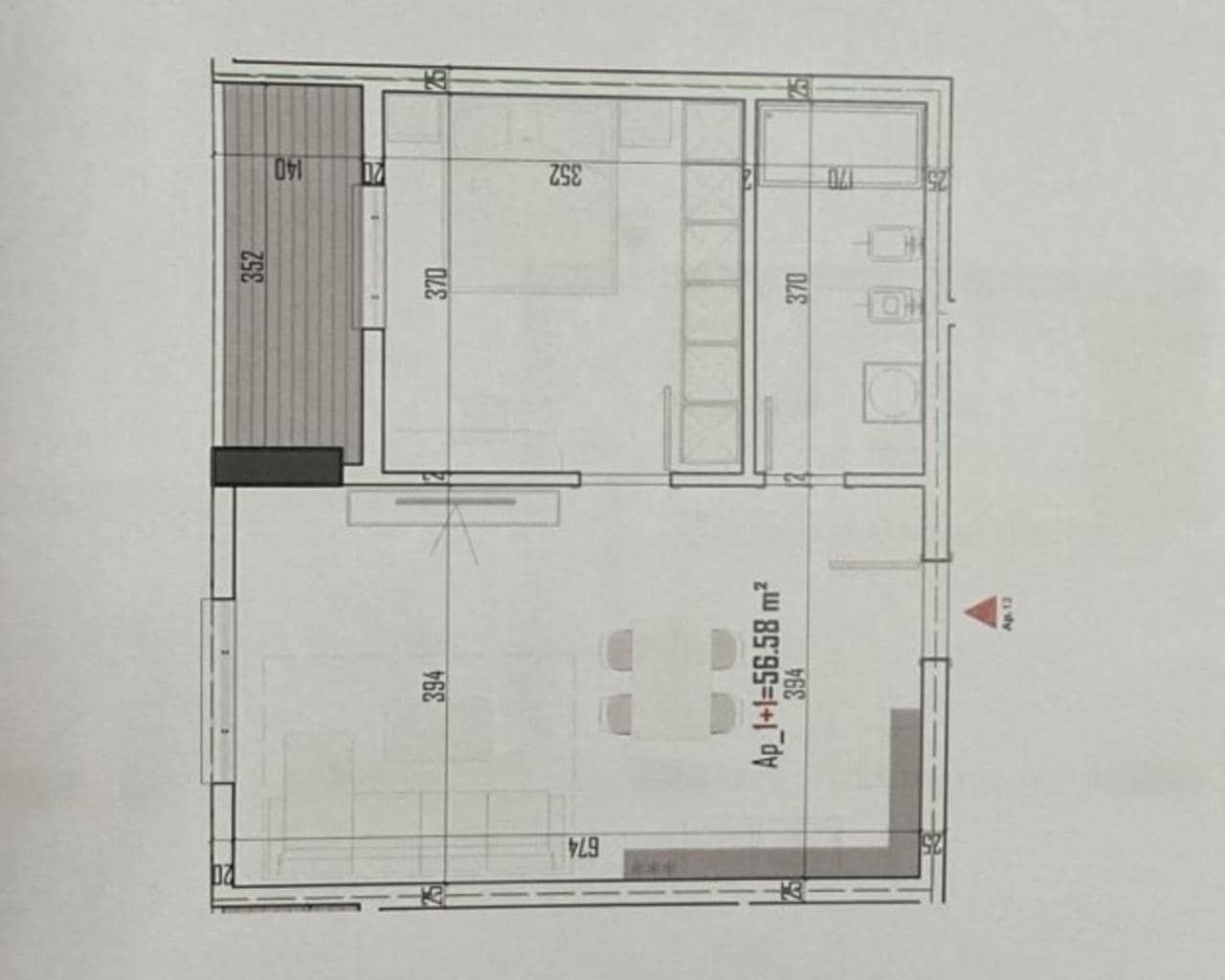 Shitet Apartament 1+1 në Paskuqan — Tiranë