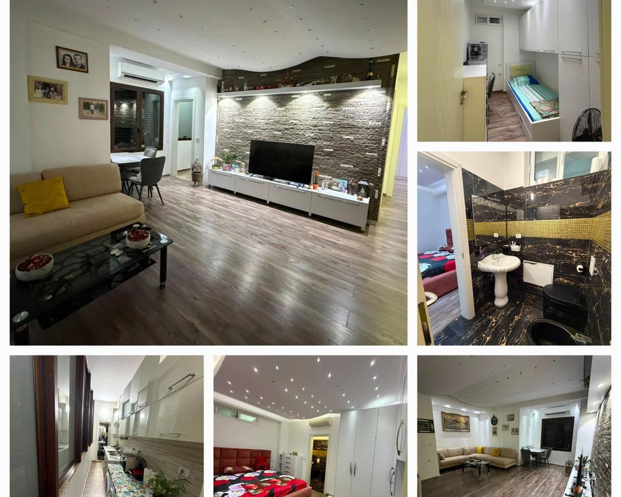 Jepet me qira apartament 2+1+2 në Lungomare, Vlorë — Vlorë