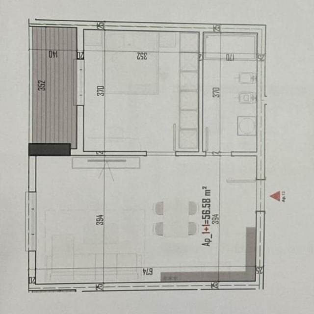 Shitet Apartament 1+1 në Paskuqan — Tiranë