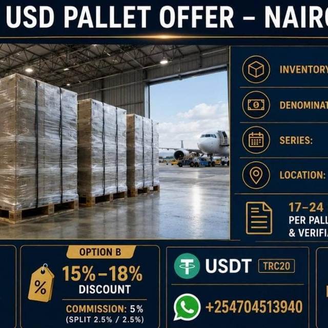 PALETA USD PËR SHITJE / BLERJE — NAIROBI, KENIA | DEPO DOGANORE JKIA — Bulqizë